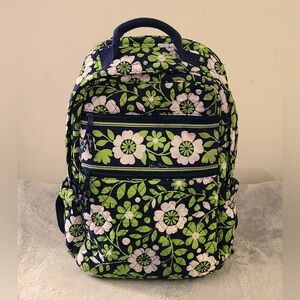 Vera Bradley Campus Backpack, Lucky You 🍀 Print, Travel Bag (Large)